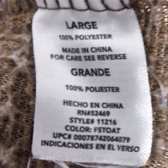 Grizzly Sherpa mens pullover sweater in a size large. Pre-loved in great shape. - Picture 6 of 6